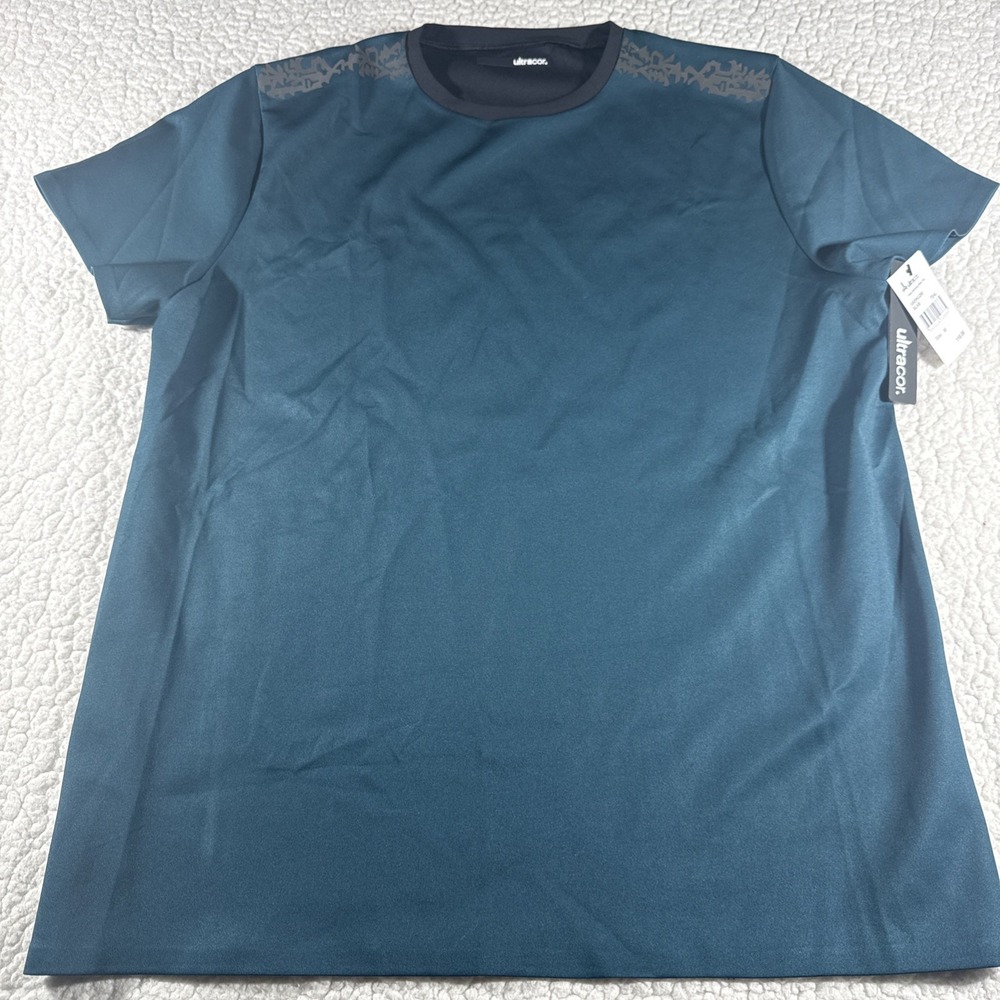 Ultracor Kaku Bonding Ether  Men's Athletic T-Shirt M NWT Teal designer yoga gym
